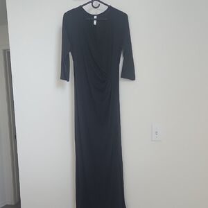 24seven Black Casual Maxi Dress